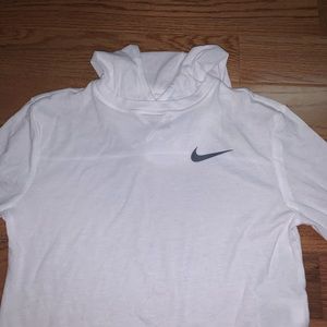 White Long Sleeve NIKE Top